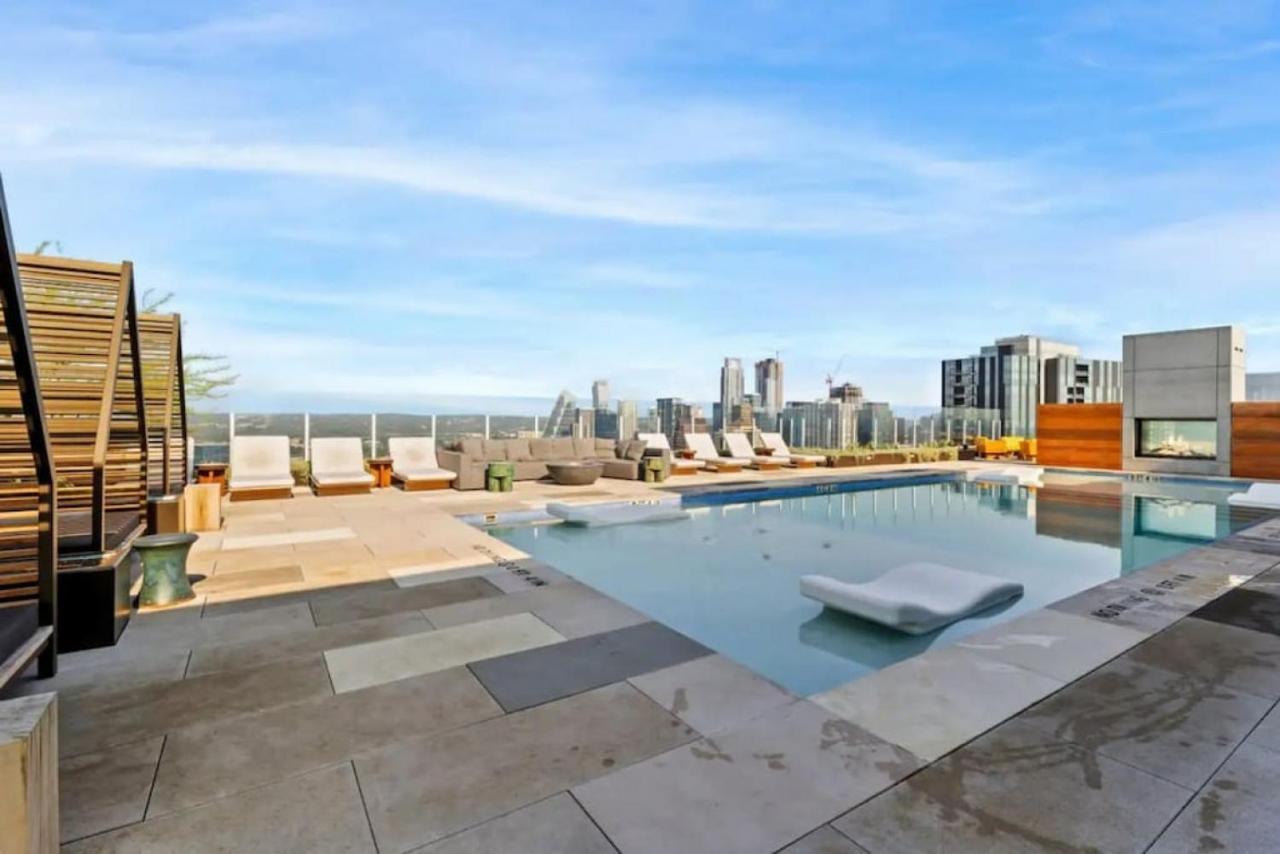 New 1Br Scenic Retreat With Rooftop Pool On Rainey St Villa Austin Exterior photo